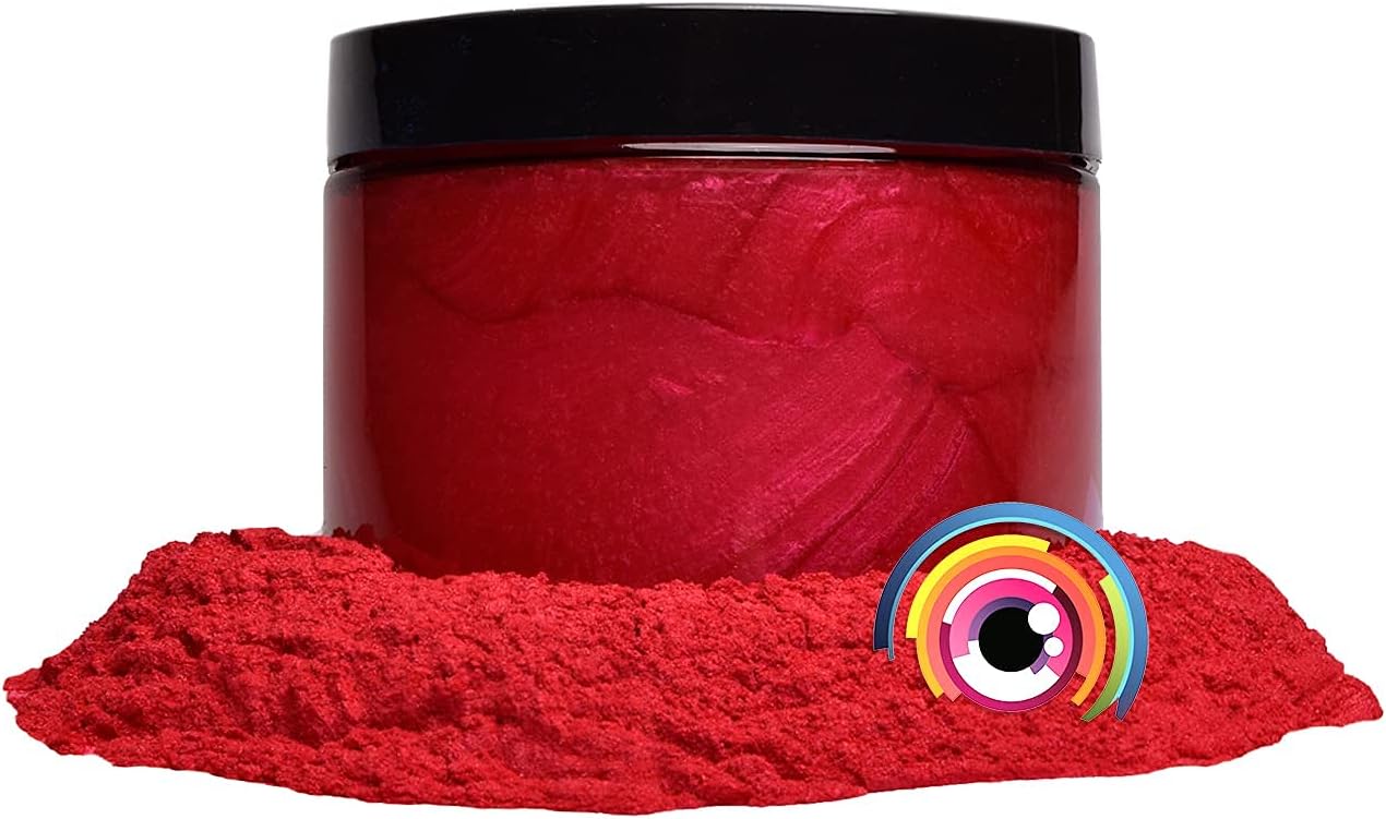 Eye Candy Pigments Premium Red Mica Powder - Baku Red (50gr) - for Epoxy, Resin, Soap, Paint, Woodworking, Acrylic Pouring, Bath Bombs, Fishing Lures - DIY Arts and Crafts Additive - Image 6