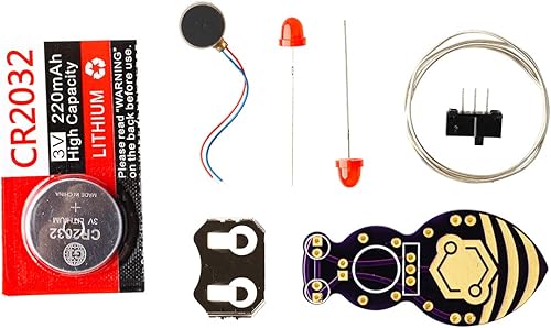Miniatura 3 de Jitterbug Kit de soldadura  Proyectos electrónicos de bricolaje para principiantes  Proyecto de ciencia de práctica STEM  Placas de circuito de