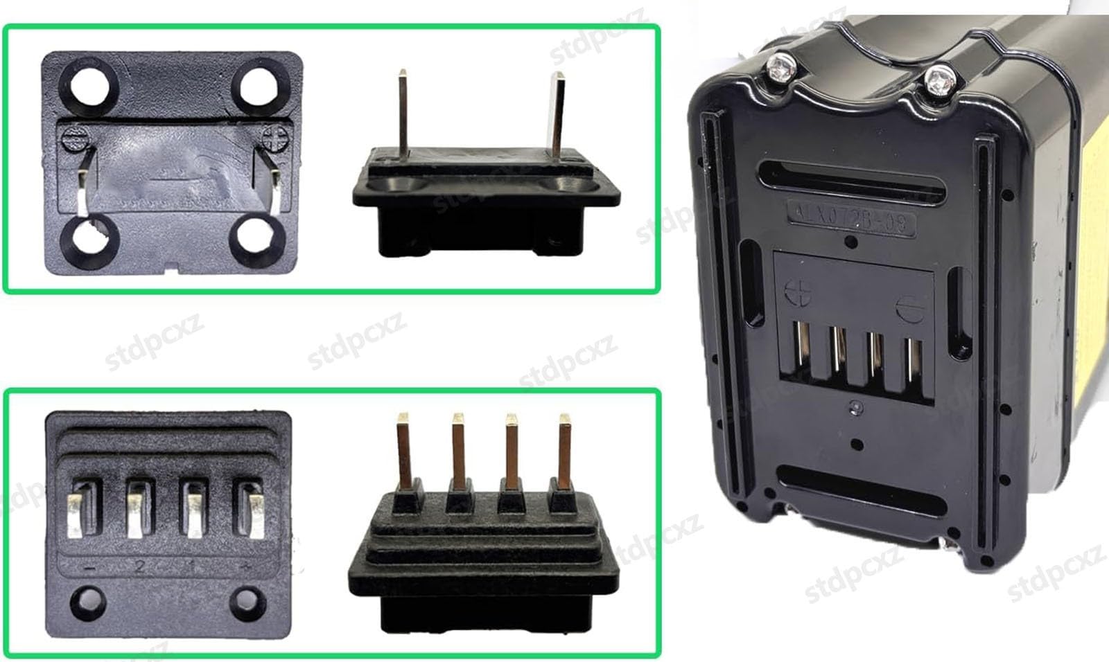 Batterie E-Bike 36V 20Ah Batterie Lithium-ION 36V pour Vélo Électrique Pliable, Batterie De Vélo Électrique 20Ah pour Vélos Électriques 750W 500W 250W