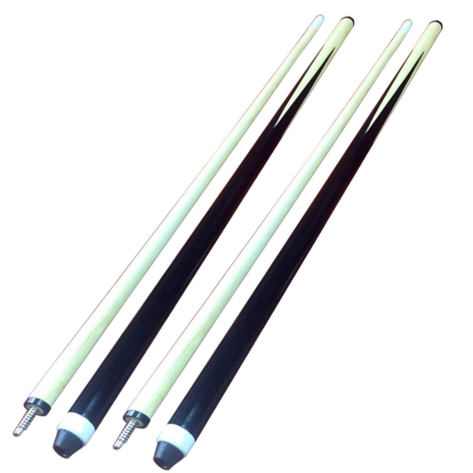 YRU 2 Piccole Stecche da Biliardo Fatte A Mano - Ideali per Spazi Ristretti E Giovani