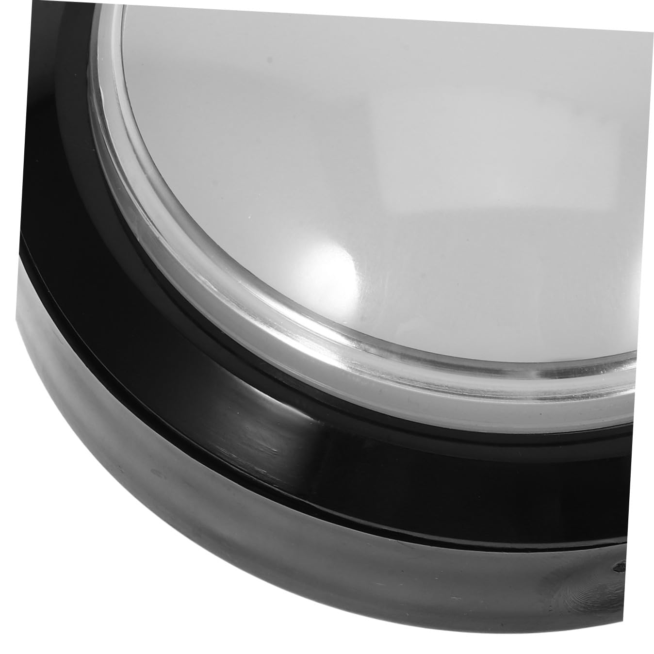 SUPVOX Pulsante di Ricambio Rotondo Luce Bianca per Macchina da Gioco, Interruttore a Microcontatto in ABS e Metallo per Giochi Arcade e Progetti DIY
