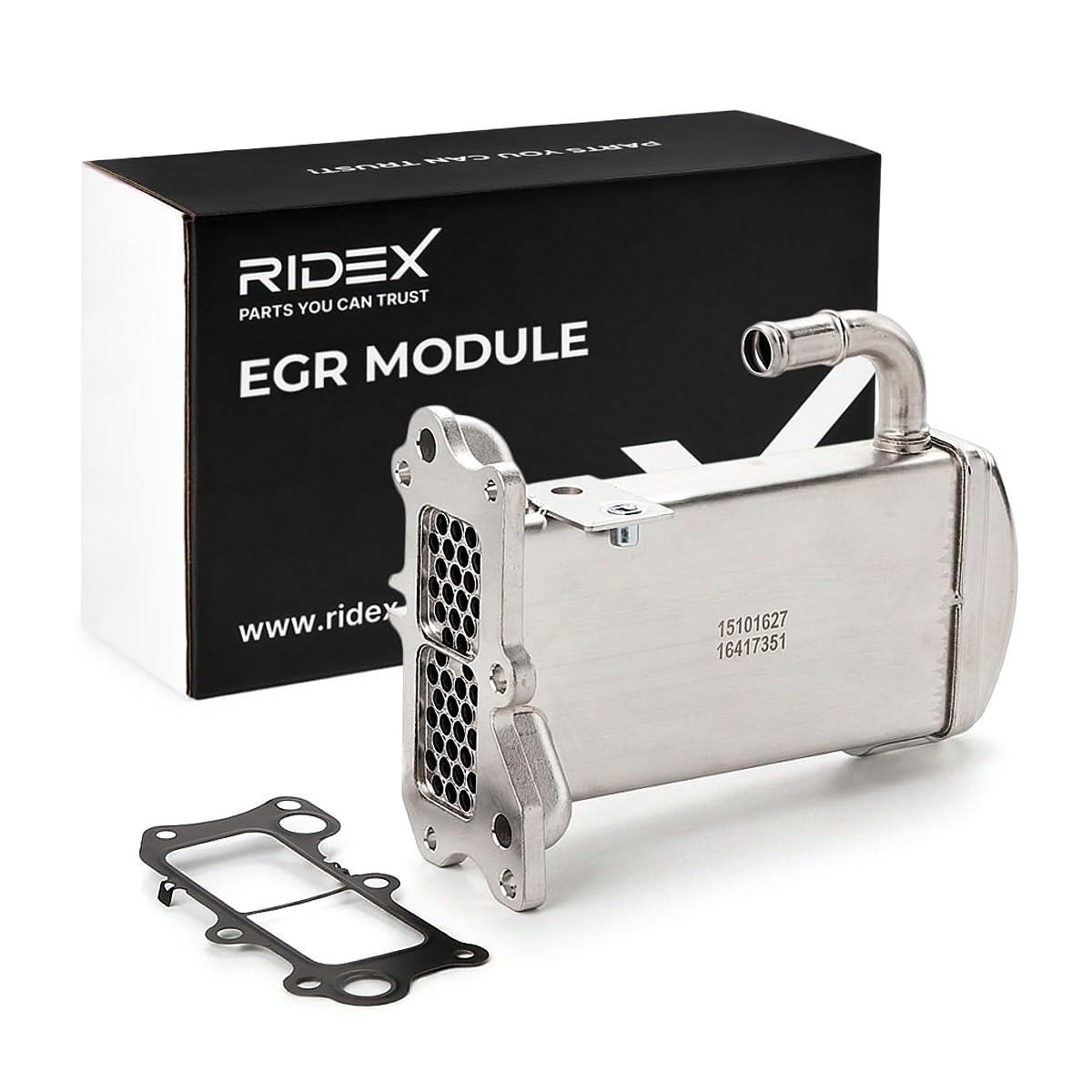 RIDEX 4198E0096 Modulo EGR con guarnizione senza valvola EGR (ricircolo gas scarico) Compatibilità con AUDI Q5 8RB