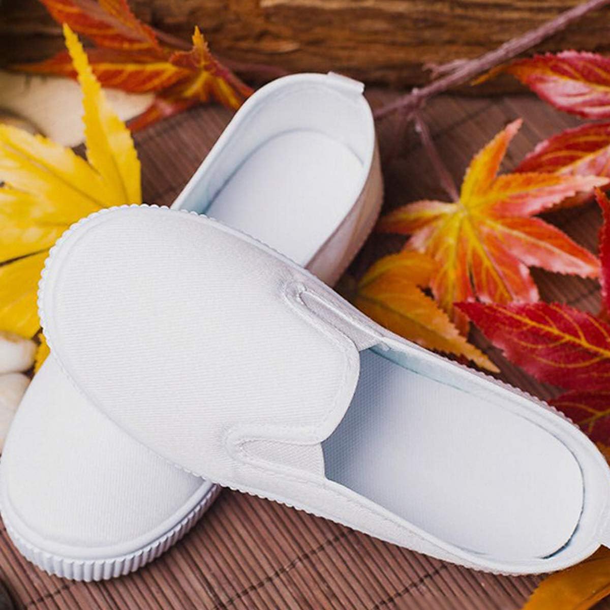 Unpafcxddyig Kids Sneakers Athletic Running Tennis Sport Shoes Light Weight Slip on - Image 3