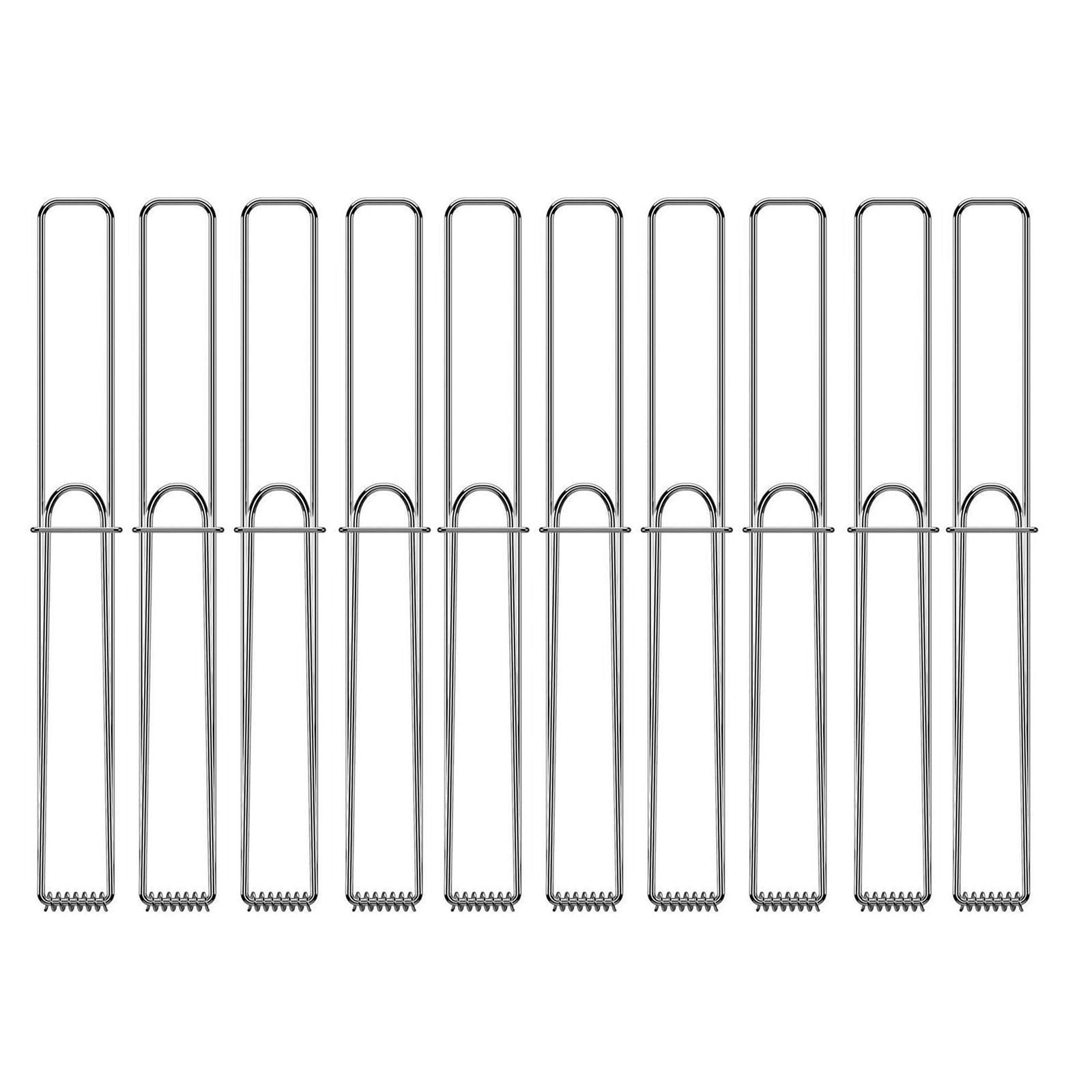 Buxuaaaa Stainless Steel BBQ Tongs for Meat and Vegetables with Handle Outdoor Cooking Stainless Steel BBQ Tongs for Meat and Vegetables with Handle Outdoor Cooking