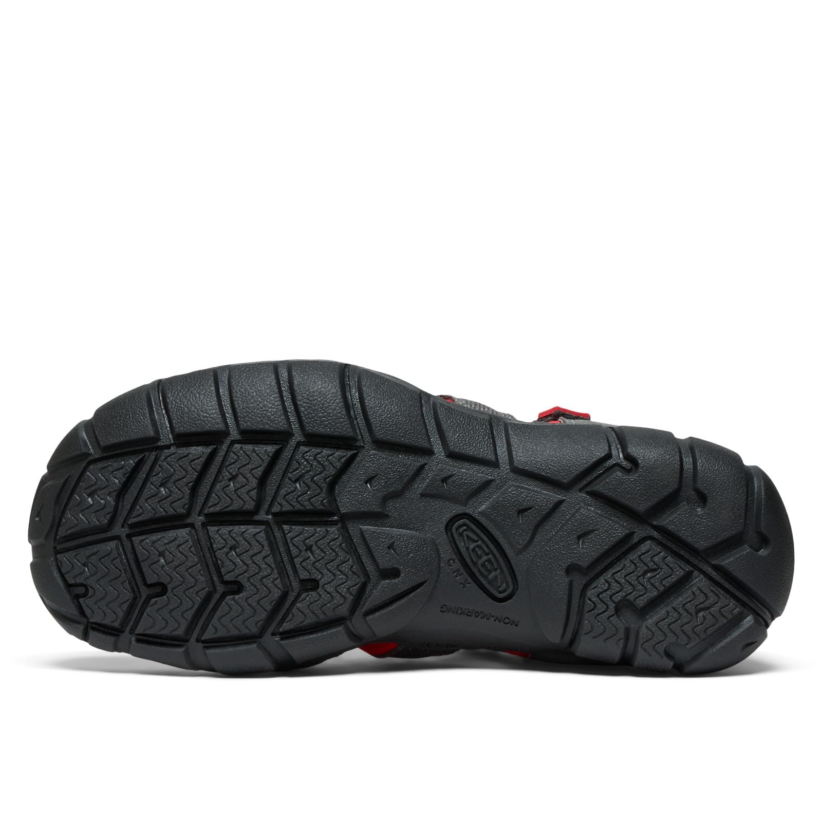 KEEN Seacamp 2 CNX sandały unisex dla dzieci i młodzieży, Szary magnes czerwony dywan, 37 EU
