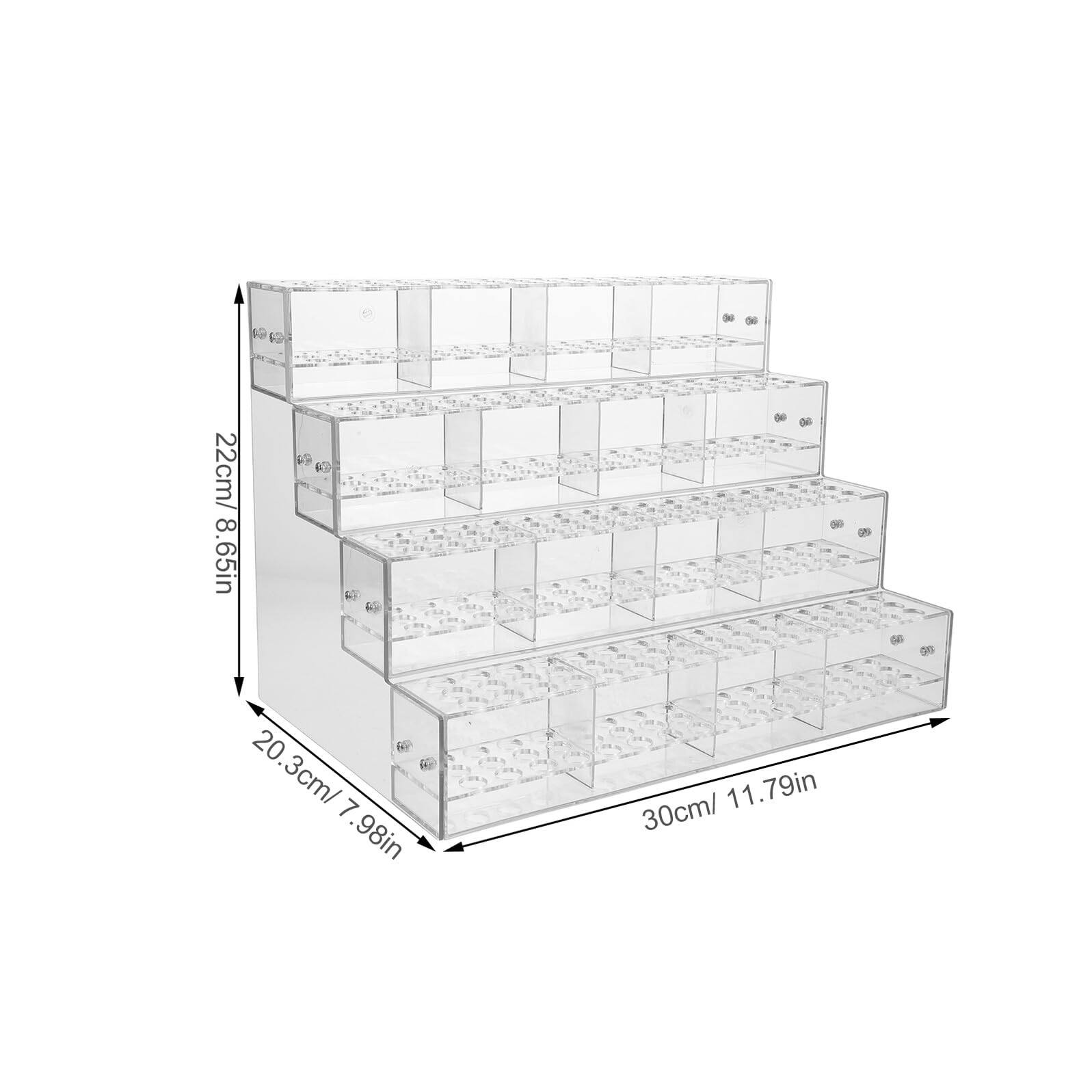 Porta Penne da Scrivania a 4 Livelli 192 Scomparti in Pet, Organizer per Penne e Pennelli Design a Gradini, per Back To School Party e Studio Artistico