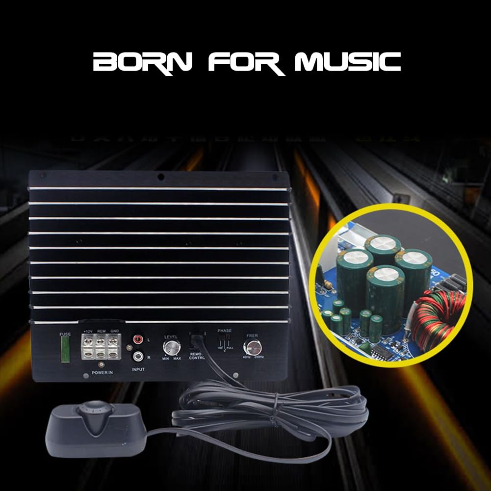 Amplificatore Audio per Auto Mono 12V 1500W Potente Modulo Amplificatore per Subwoofer per Subwoofer per Potenti