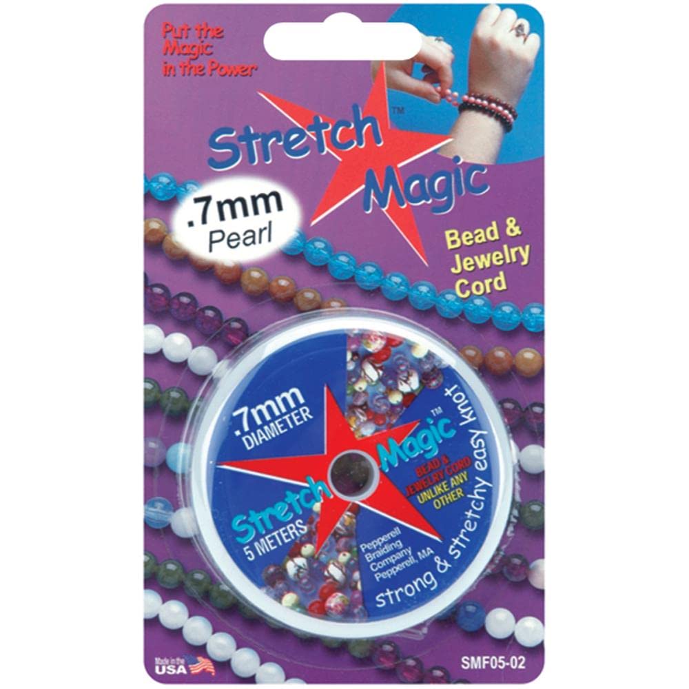 Hilo elástico Stretch Magic de 0.7 mm que no se deforma ni se rompe al hacer bisutería