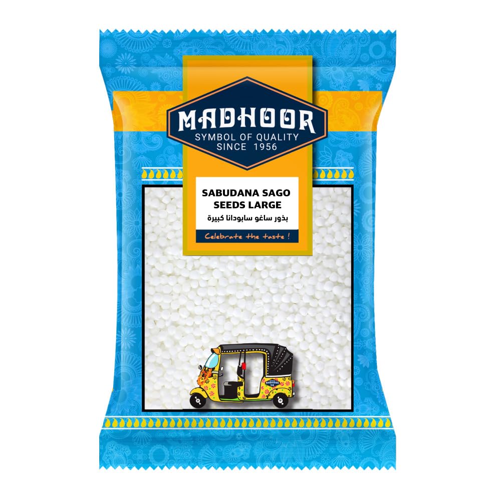 Madhoor Sabudana Sago Seeds Large 500g