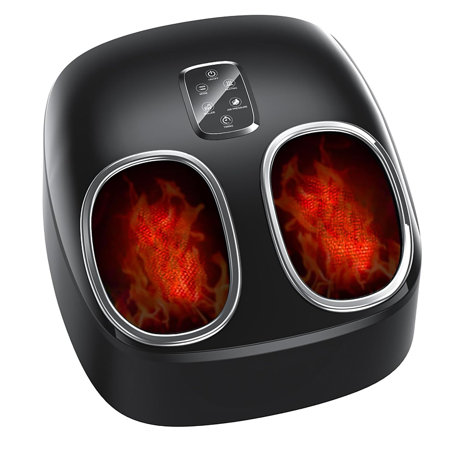 Kainsati Shiatsu Foot Massager with Heat Feet Massager for Plantar Fasciitis, Neuropathy with Air Compression, Deep Kneading, Multiple Modes &