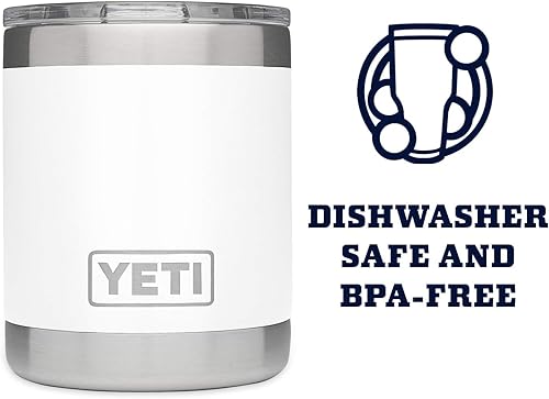 Miniatura 3 de Yeti Rambler Vaso corto de 10 onzas con aislamiento térmico al vacío, de acero inoxidable, con tapa MagSlider