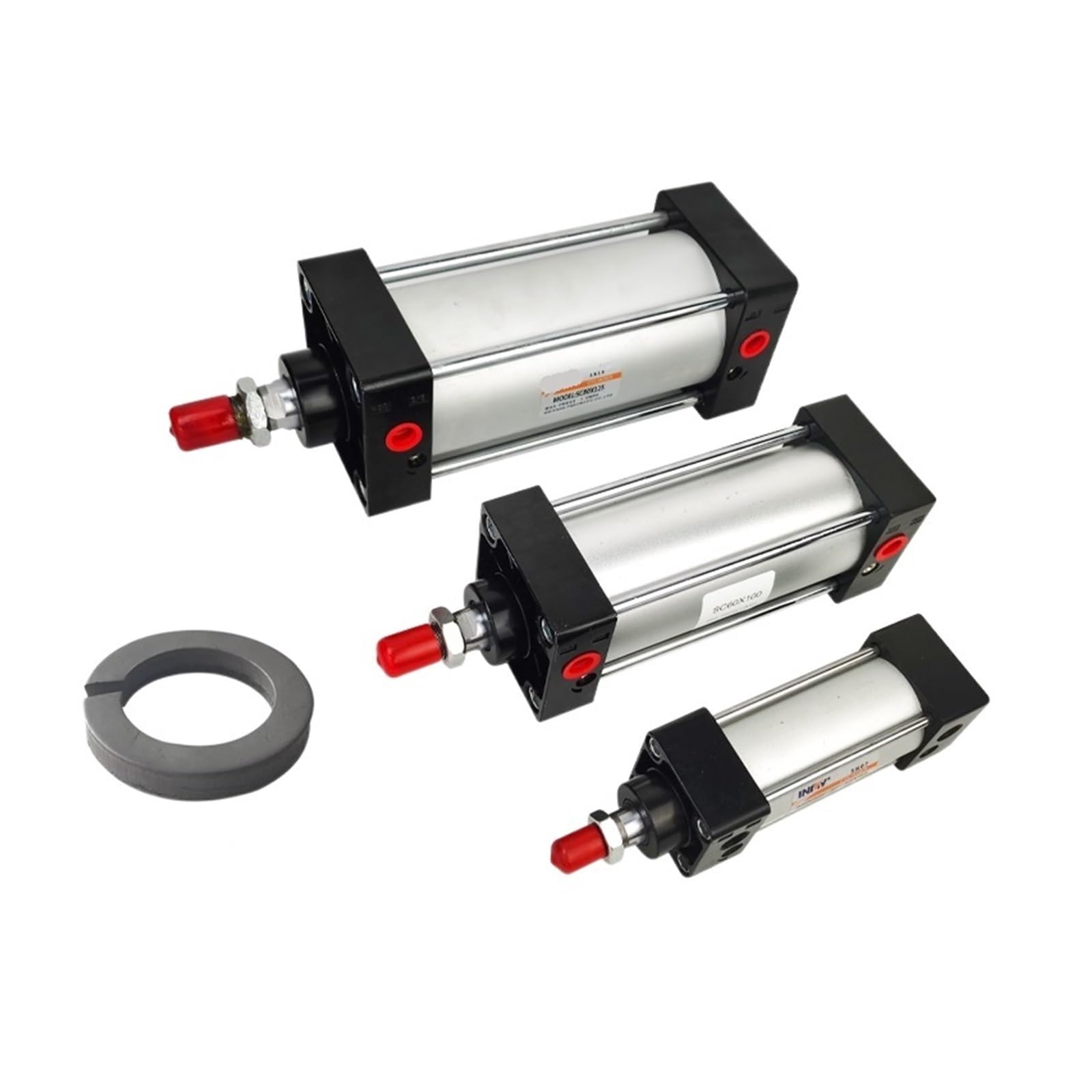 AYJYZHIAG Pneumatikzylinder SDA - Doppeltwirkend 40mm Bohrung 35mm Hub