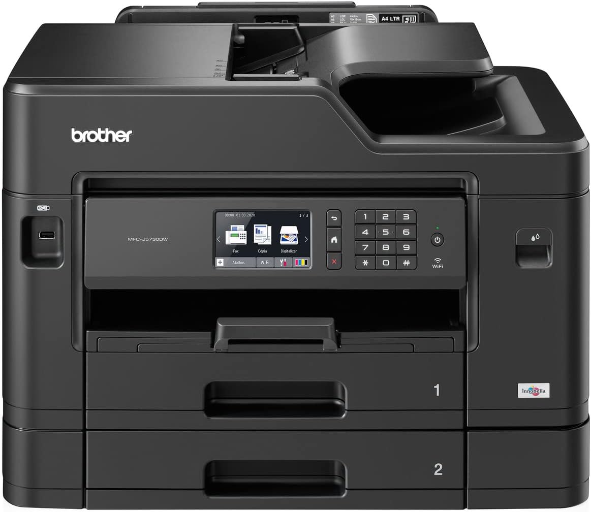 Brother MFCJ5730DW A3 Colour Inkjet MultiFunction Centre, Wireless