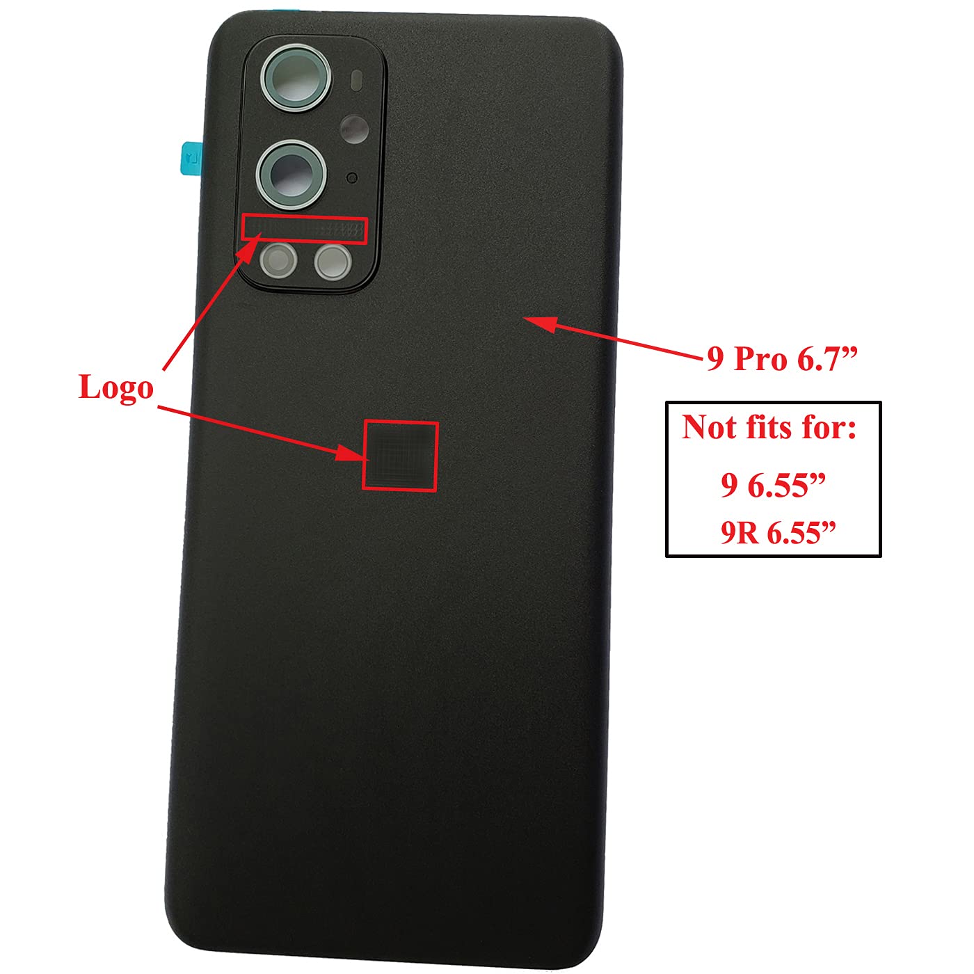 Amazon.com: Ubrokeifixit for OnePlus 9 Pro Housing Rear Panel Back