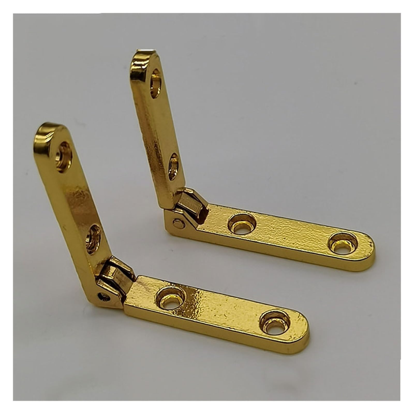 Charnière à ressort boîte bois 90 degrés alliage zinc argent