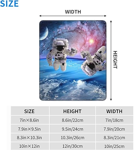 Miniatura 7 de Astronauta Planet Mouse pad Durable Non-Slip Natural Rubber Base pad Suitable for Game Players Home Office Work and Study