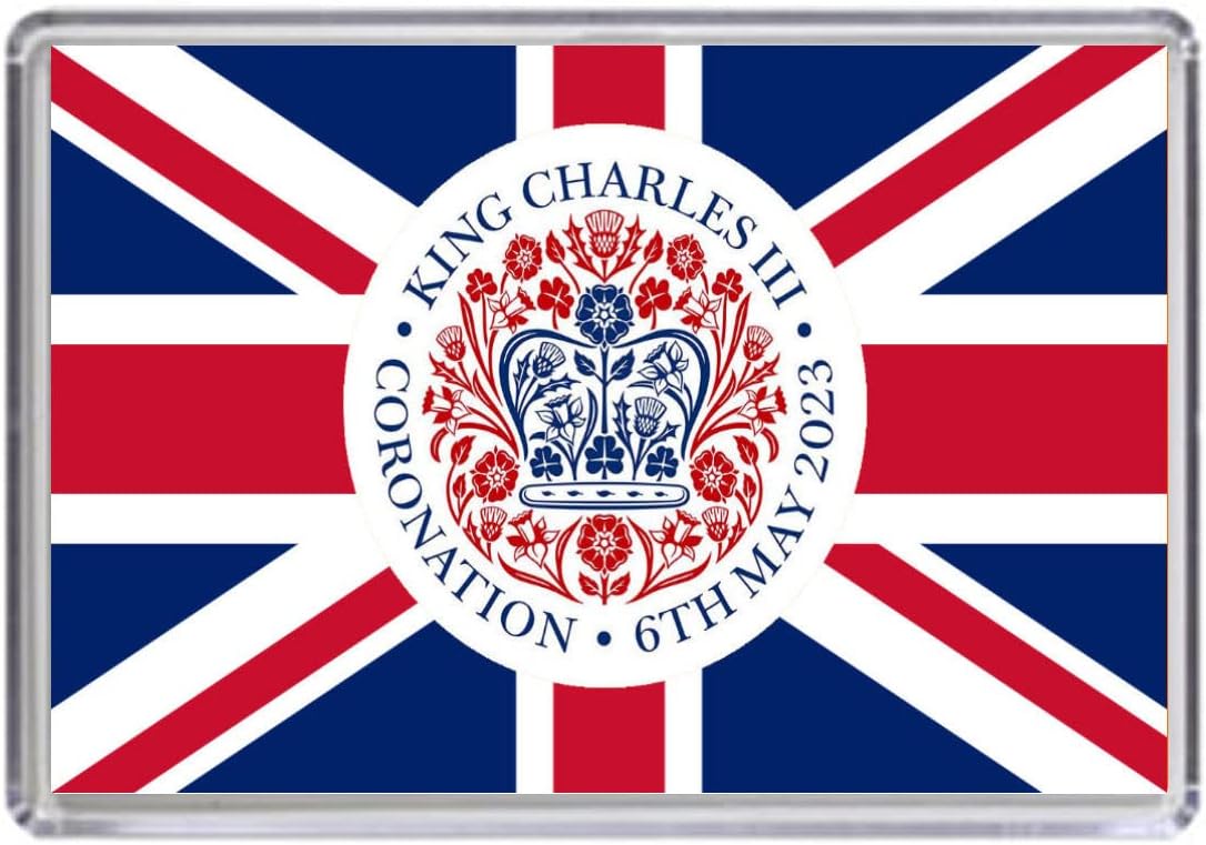KING CHARLES III OFFICIAL CORONATION EMBLEM Fridge (Standard