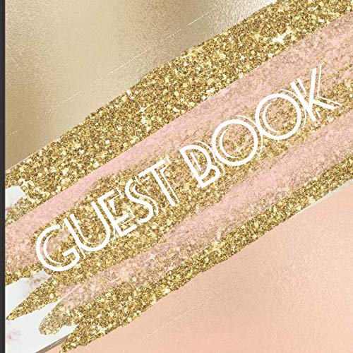 Guest Book Rose Gold Theme Party Guest Book Includes Gift Tracker
