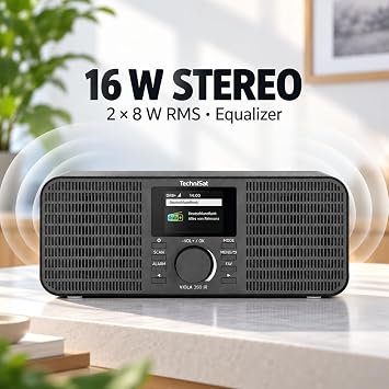 TechniSat Viola 350 IR - Stereo Internet Radio with DAB+ FM