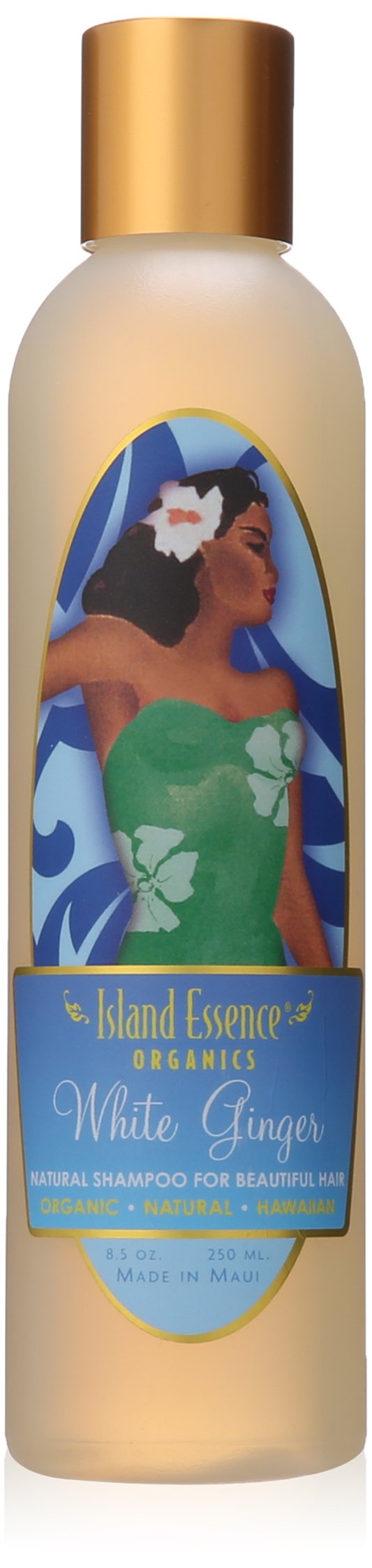 Island Essence Shampoo, 8 Ounce, White Ginger