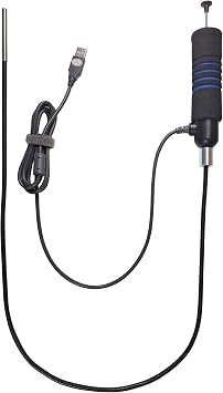 Vividia Grabber Borescope Retrieval Pickup Tool with USB Camera, LED Lights, Detachable Magnet for iOS/Android Diameter 6mm Probe