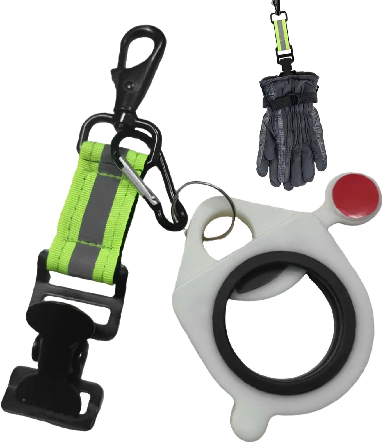 Firefighter Glove Holder - Firefighter Supplies,Portable Zip Tie Organizer | for Volunteers Rescue Team Mechanics Construction Technicians Electricians IT Professionals Warehouse