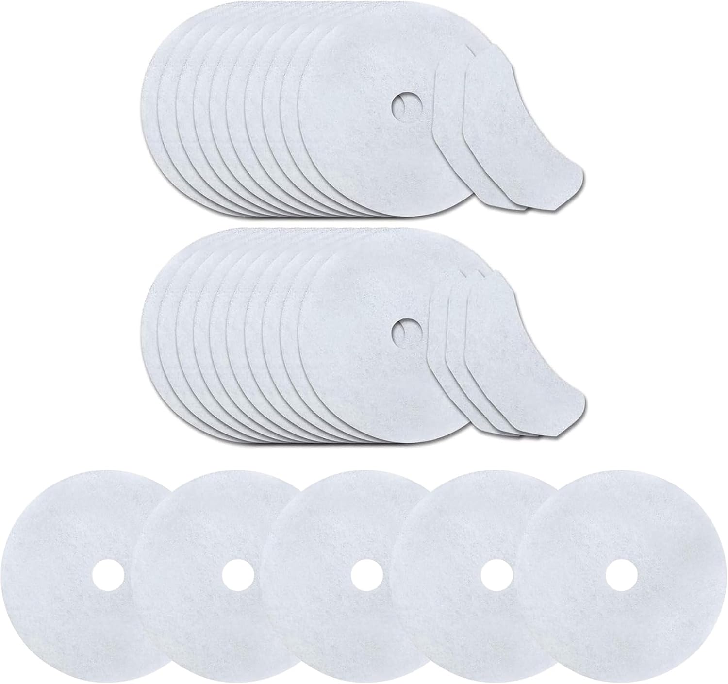 ASYWISH Pack Of 20/25/30/40 Cloth Dryer Exhaust Filter Lint Set Replacement For Panda/MagicChef/Sonya Drying Machine Accessory Portable Dryer Lint Filter