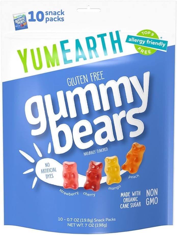 YumEarth Organic Gummy Bears, 10 Count