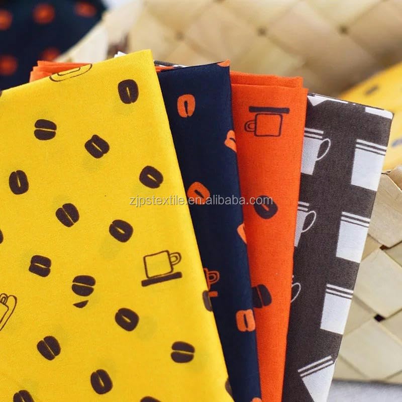 Japan Wrap The Cloth Cotton Line, 10 szt. 70 * 70 cm Żółte ziarna kawy wielokrotnego użytku ściereczka do pakowania(70 * 70cm Orange)