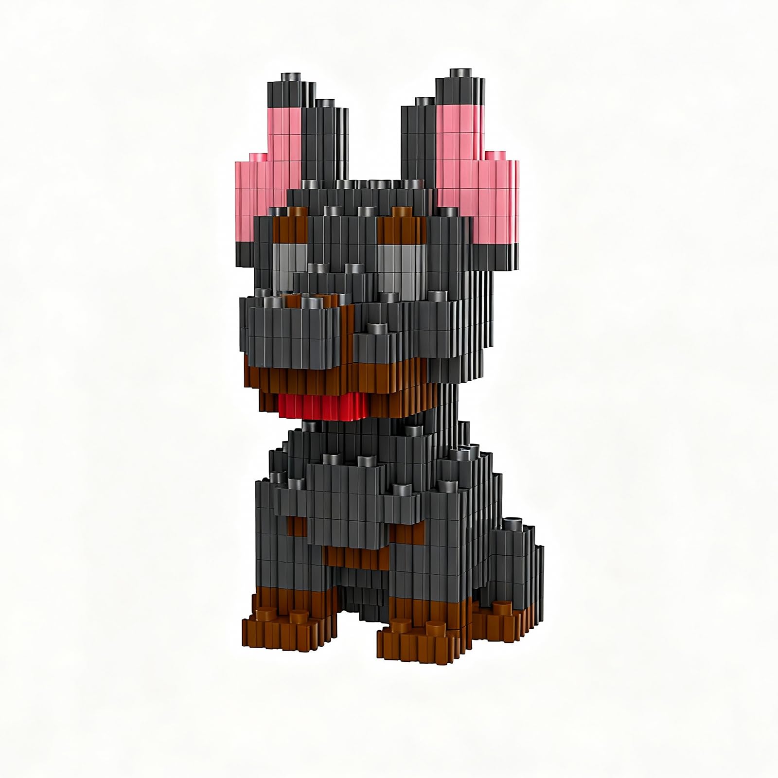 NOOLY Micro Dog Building Blocks, Pet Bricks Sets for Adults and Boys Girls CLJM-01 (Doberman Pinscher) — image 1
