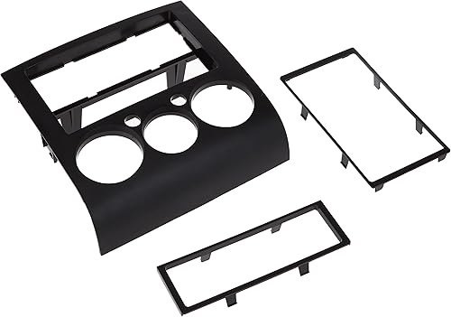 Metra 99-7012 Kit de instalación DIN simple o doble para Mitsubishi Galant 2004-2007 con control de clima automático negro