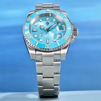 CEYADG Pagani Design Automatic Mechanical Watch for Men PD1661, nh35 Movement, Sapphire Glass, Rubber Strap, 40mm