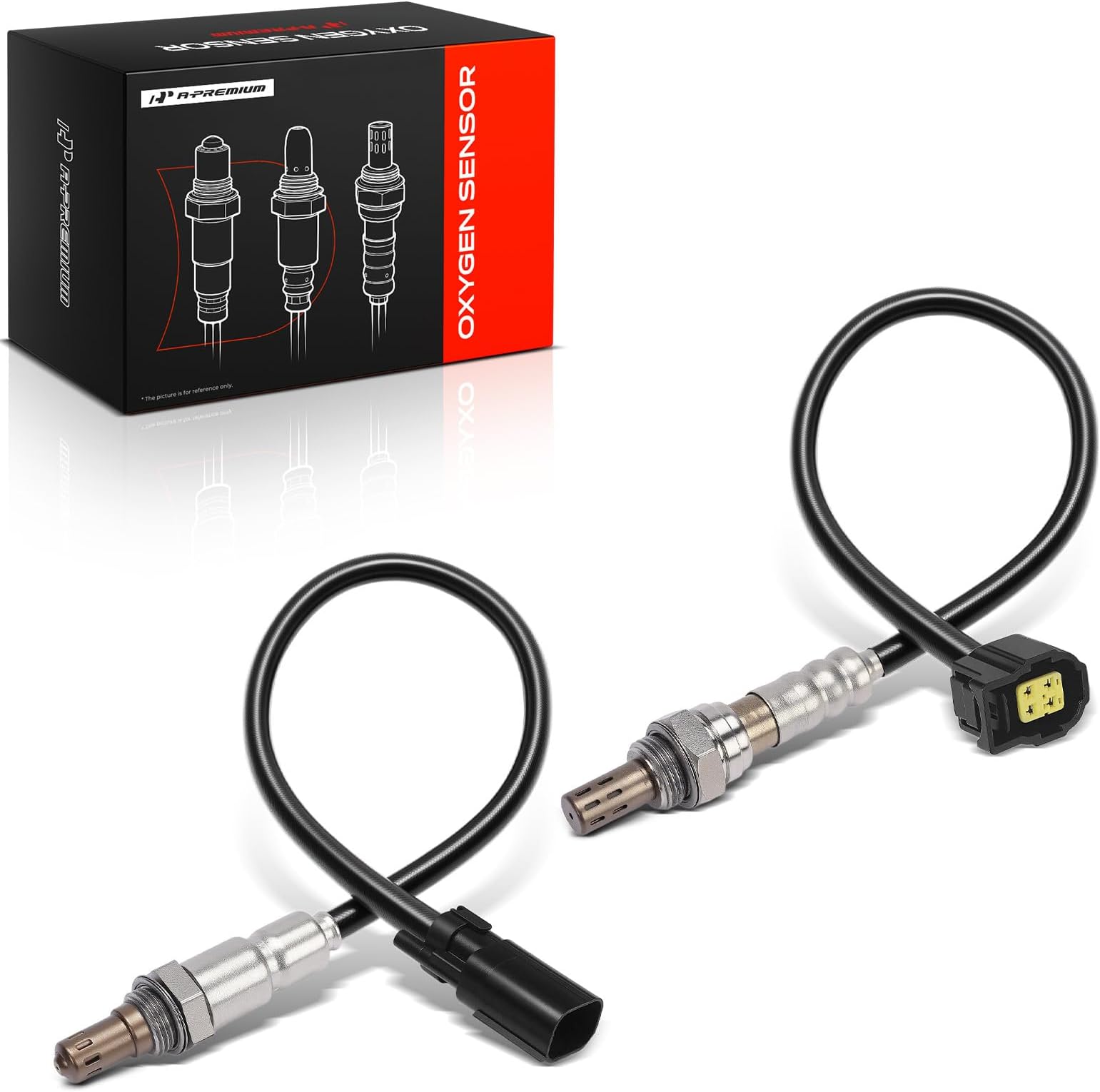 A-Premium O2 Oxygen Sensor Compatible with Dodge Dart 2013 2014 2015 2016, 2.4L, Upstream and Downstream, 2-PC Set