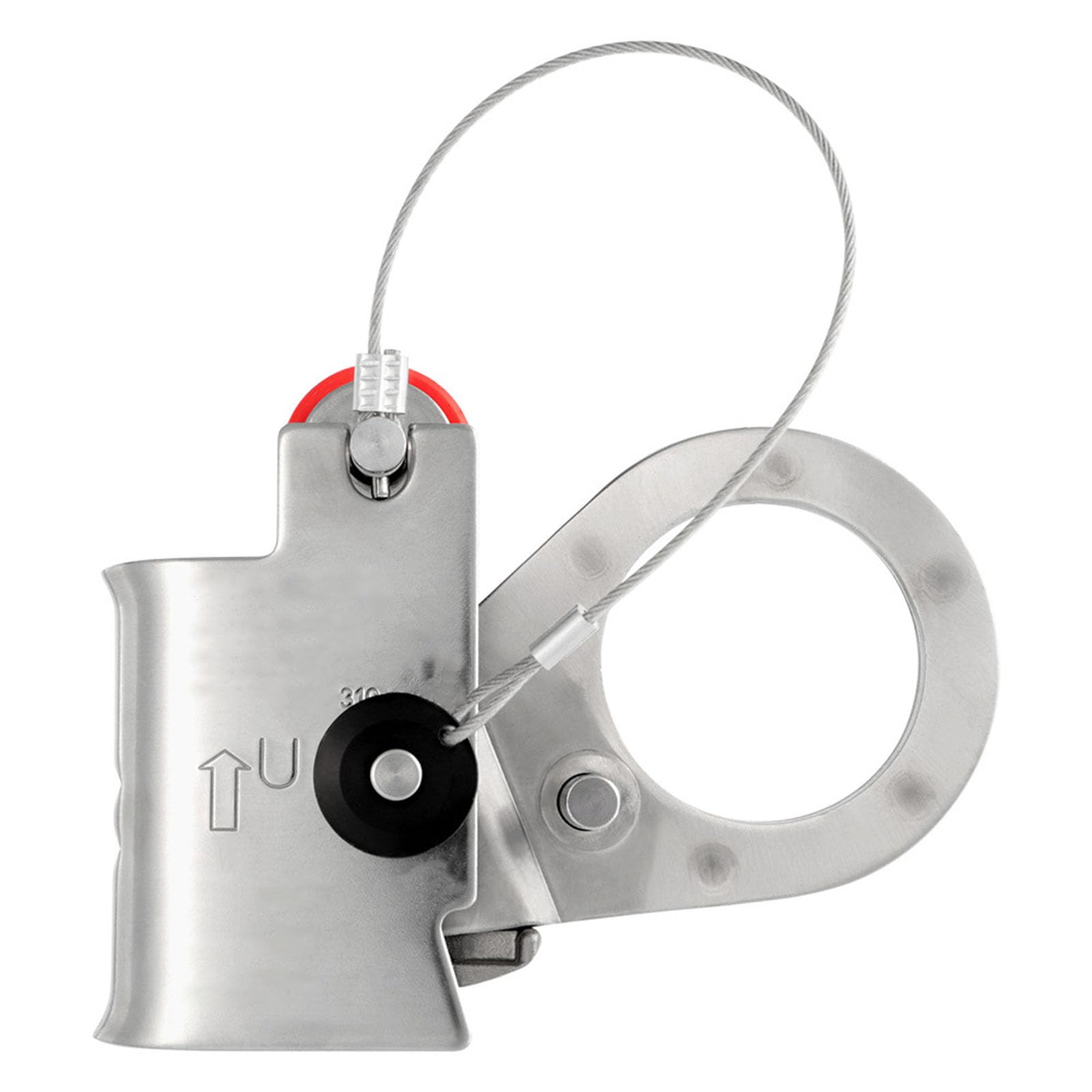 Dispositivo de Agarre de Cuerda Regulable Tensor Gancho para Colgar de Aluminio Fundido para Limpieza y Reparaciones de Nivel Equipo de Seguridad para Trabajo Aire Libre