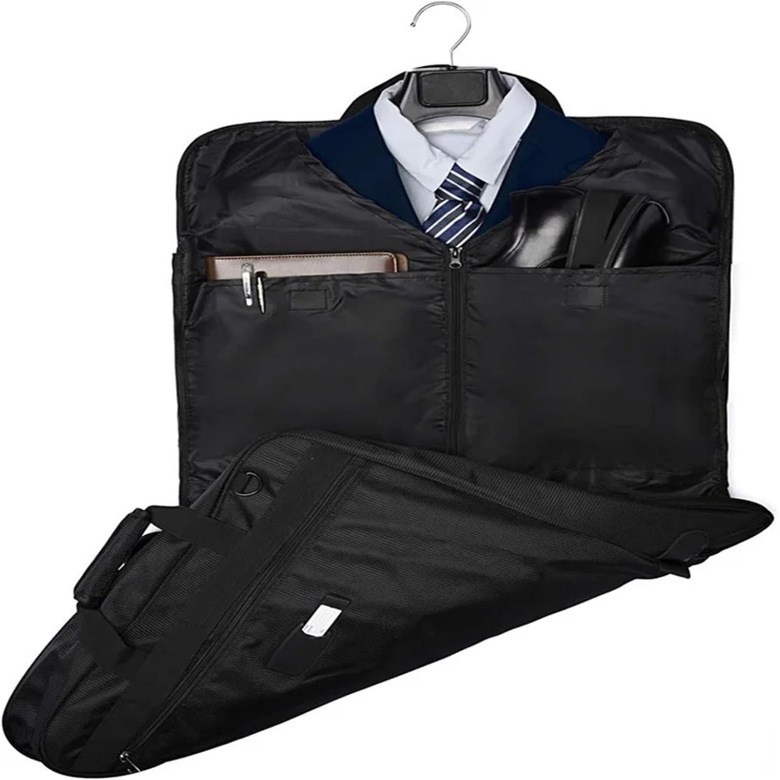 Porta Abito Borsa da viaggio d'affari impermeabile, pieghevole, for appendere vestiti sia asciutti che bagnati