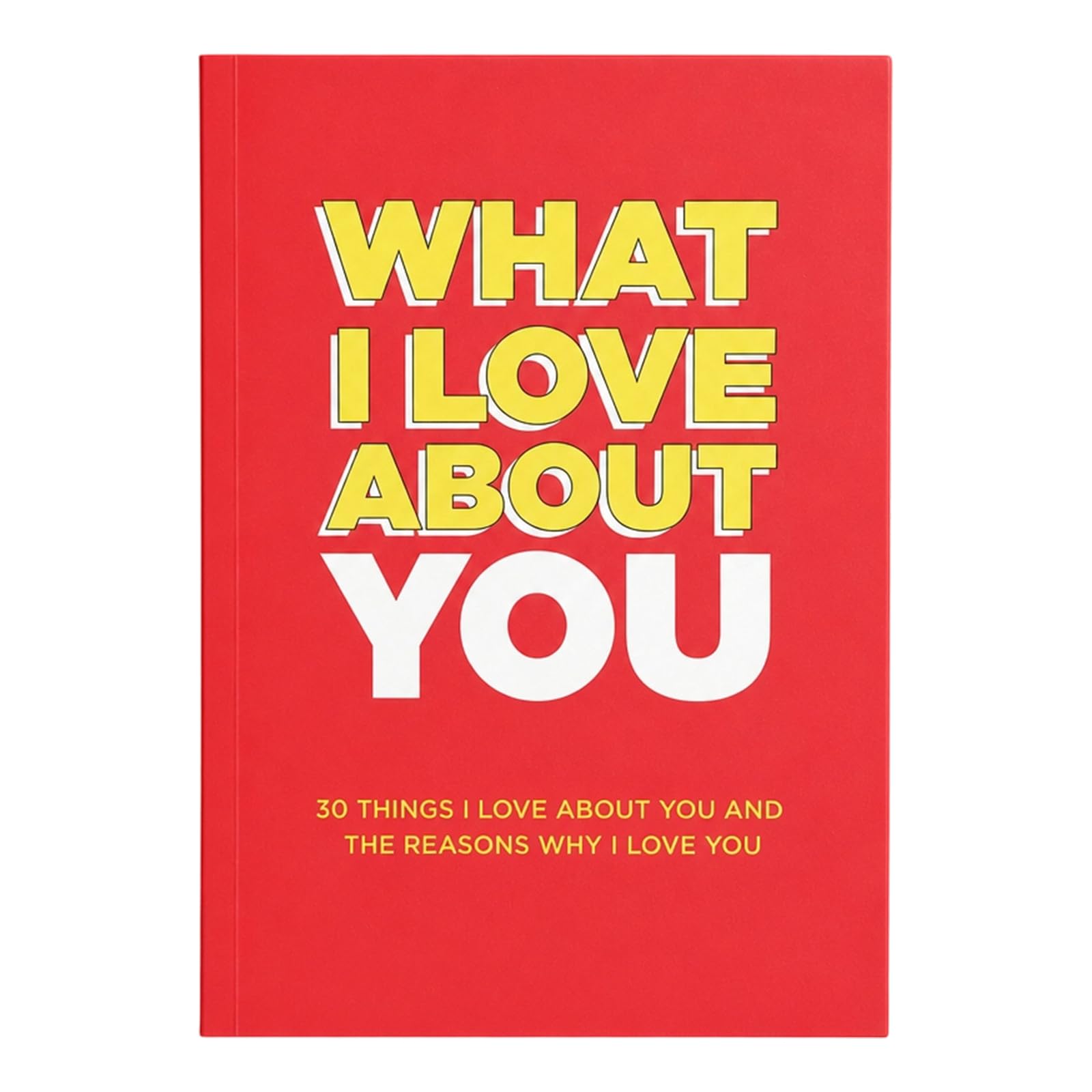 What I Love About You Book, Romantic Fill-in-the-Blank Journal for Couples, Meaningful Relationship Communication Tool, Thoughtful Gift for Anniversaries and Special Occasions, Portable Keepsake Diary