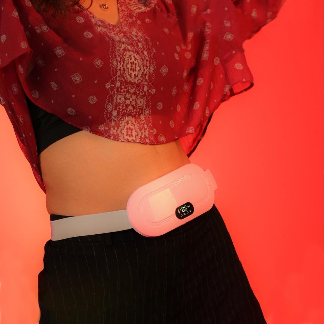 Upyoga Period Cramp Relief Massager Dynamic Electric Heating Pad For Period Cramps,Menstrual Relief Pad & Massager,Maya Cramps Massager With Warm Belt Hot Water Bottle Hot Water Bag Heating (B0C8F48CKW) Amazon Price History, Amazon Price Tracker