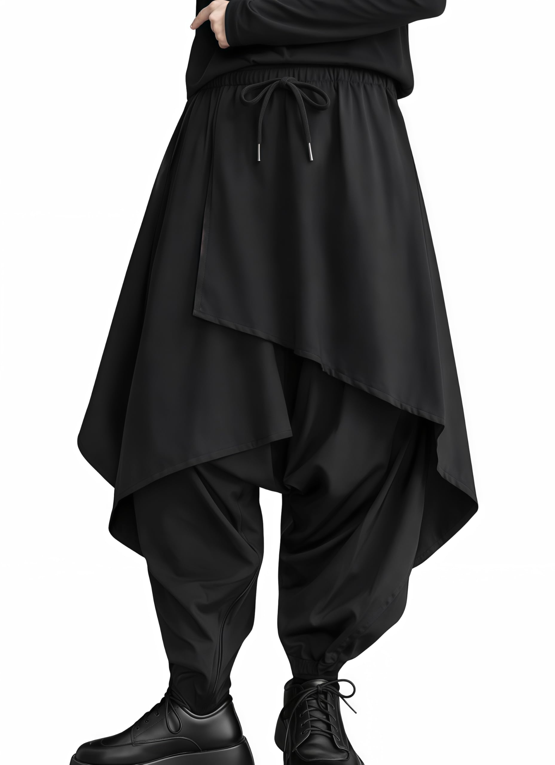 Amazon | [pLegLad] サルエルパンツ レディース メンズ ワイドパンツ