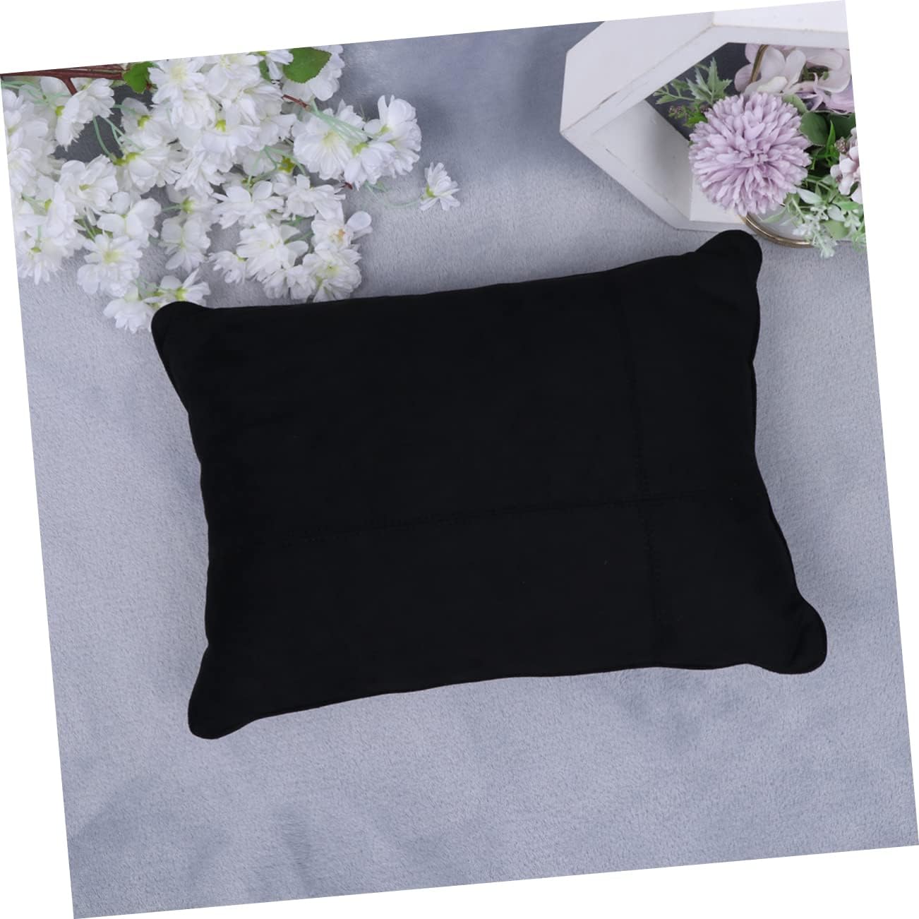 Lumbar Support Pillow for Office Chair and Car Seat Breathable Suede Fabric Waist Protection Cushion for Seasons Ergonomic Design for Lower Back Pain Relief
