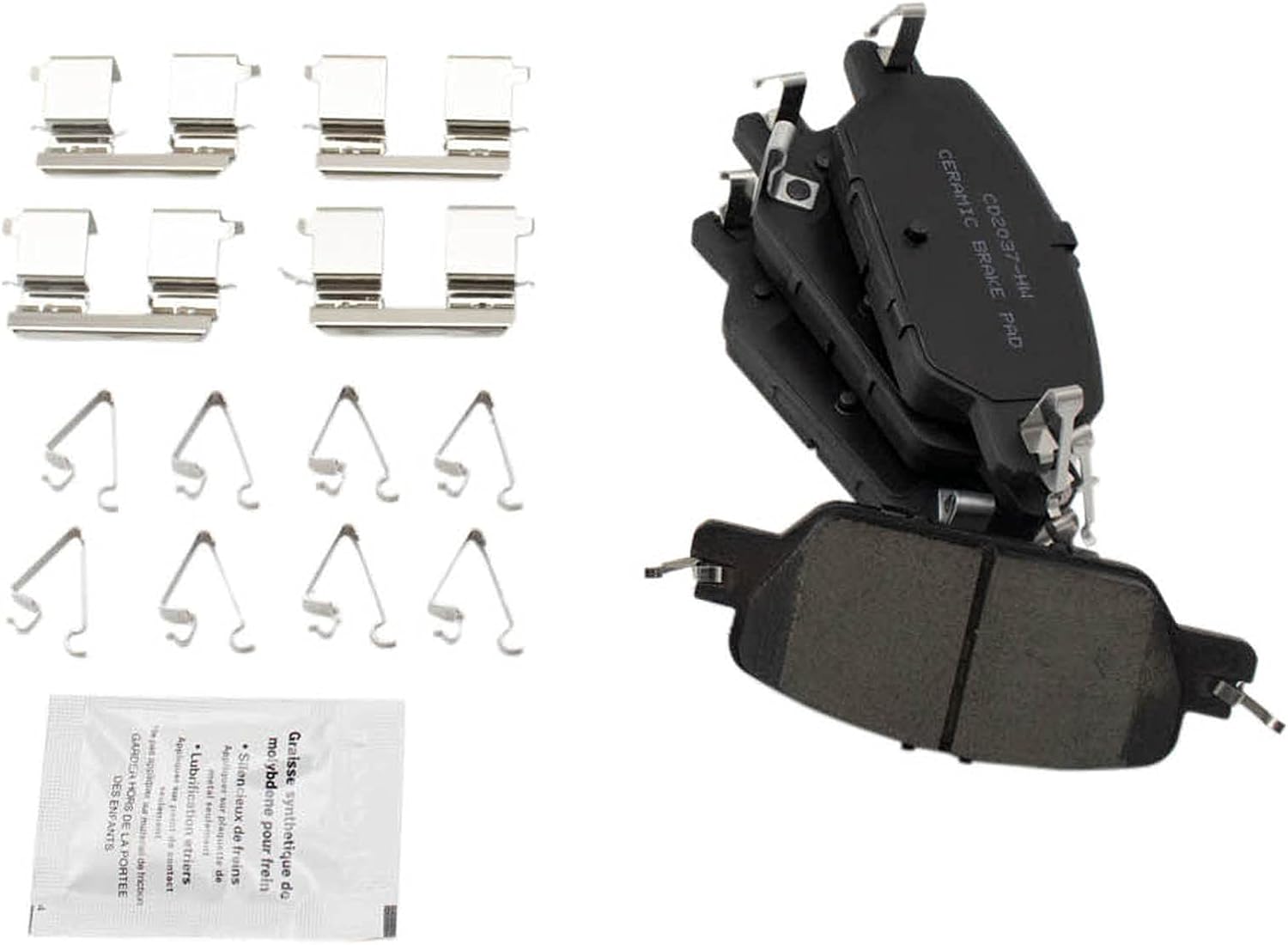 TRQ Front and Rear Brake Pad & Rotor Kit Brake Chemical Kit Brake Pads Brake Rotor Ceramic Compatible with 2017-2020 Honda CR-V