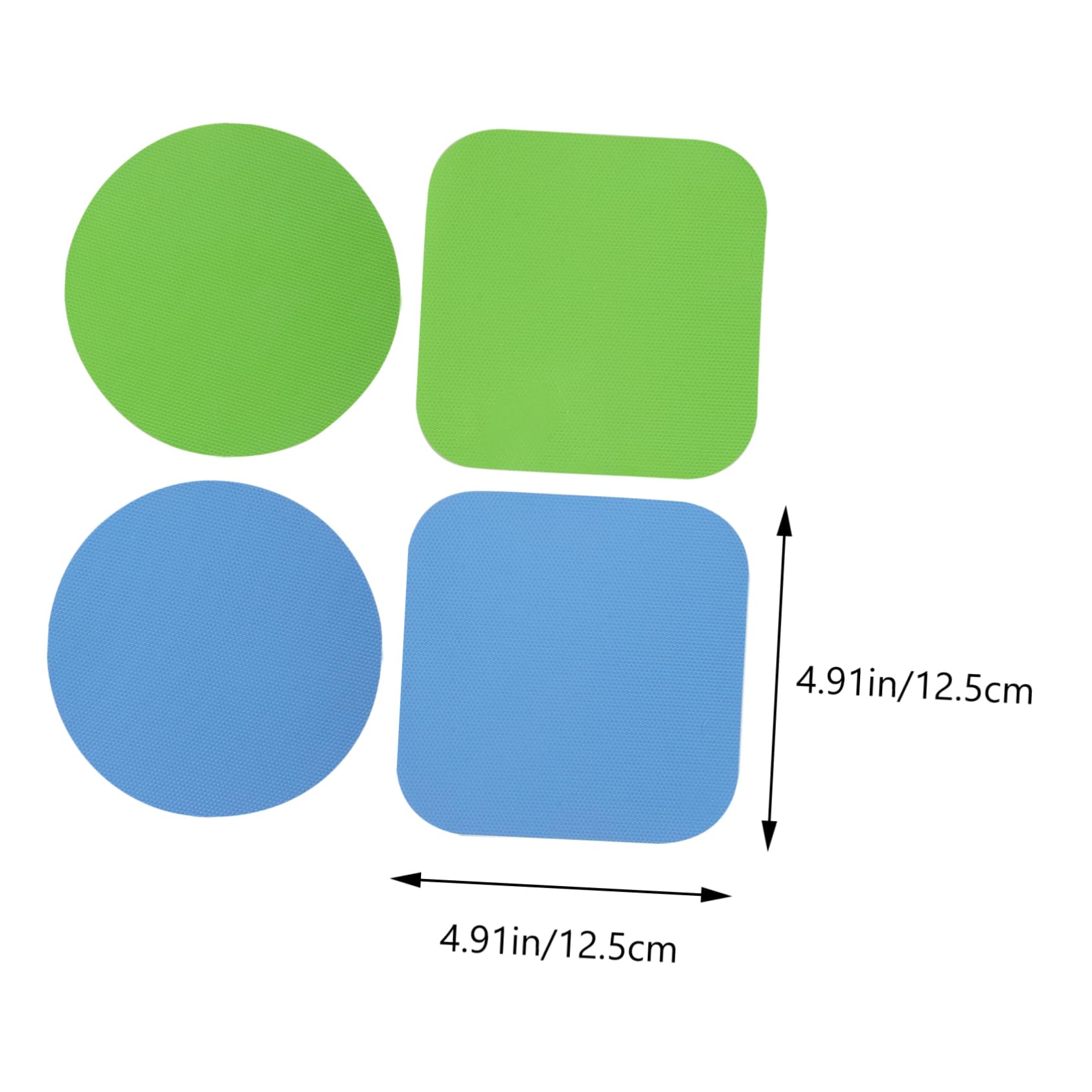 SOLUSTRE Rubber Jar Opener Pads 4pcs Multi-use Jar Gripper Pads for Comfortable to Hold Kitchen Supplies for Seniors