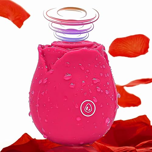 Roses Toy 2025 Newly Clitioral Sucker Powerful Womens Viboators Quiet Rose Viboatorr Waterproof Flower Vibration The Rose Adult Toy for Women 10 Speeds Couple Games Adult Bedroom P9K8 (red11)