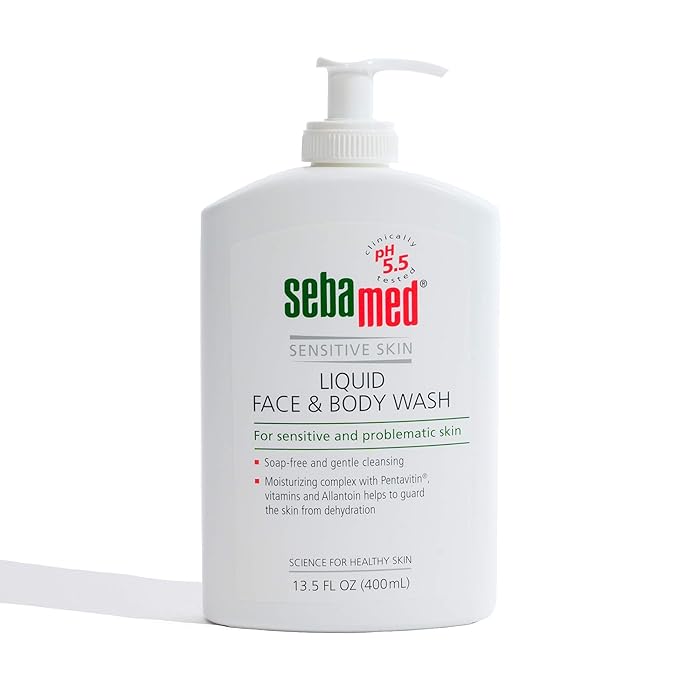 Buy Sebamed ParabenFree Liquid Face and Body Wash with Pump pH 5.5 Dermatologist