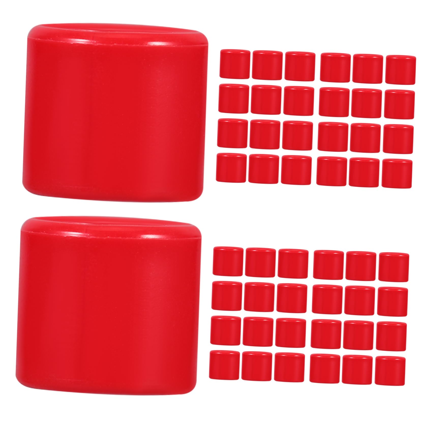 Alasum 50pcs Pigeon Leg Rings 8mm Identification Bands Plastic Bird Bands for Health Supplies Dove Leg Identification Rings