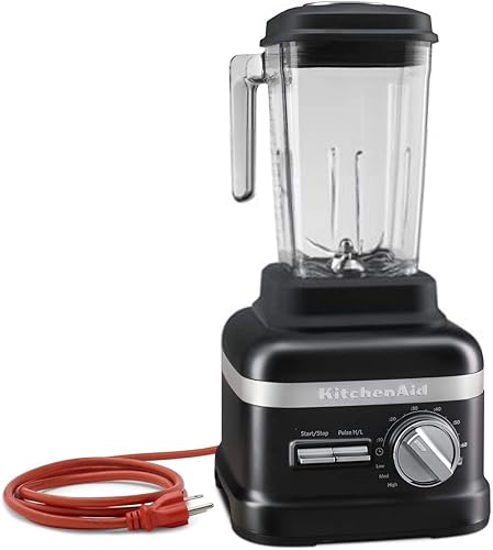 KitchenAid Licuadora comercial RKSBC1B0BM NSF Certified con motor HP de 3.5 picos certificado (renovado)