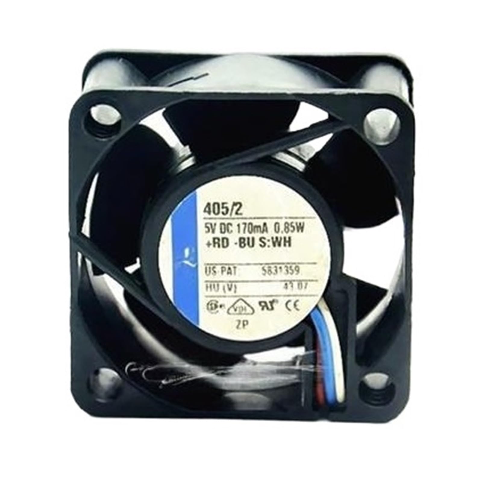 ZBWZXBDJ 405/2 5V 0.85W 170mA Three-wire Cooling Fan