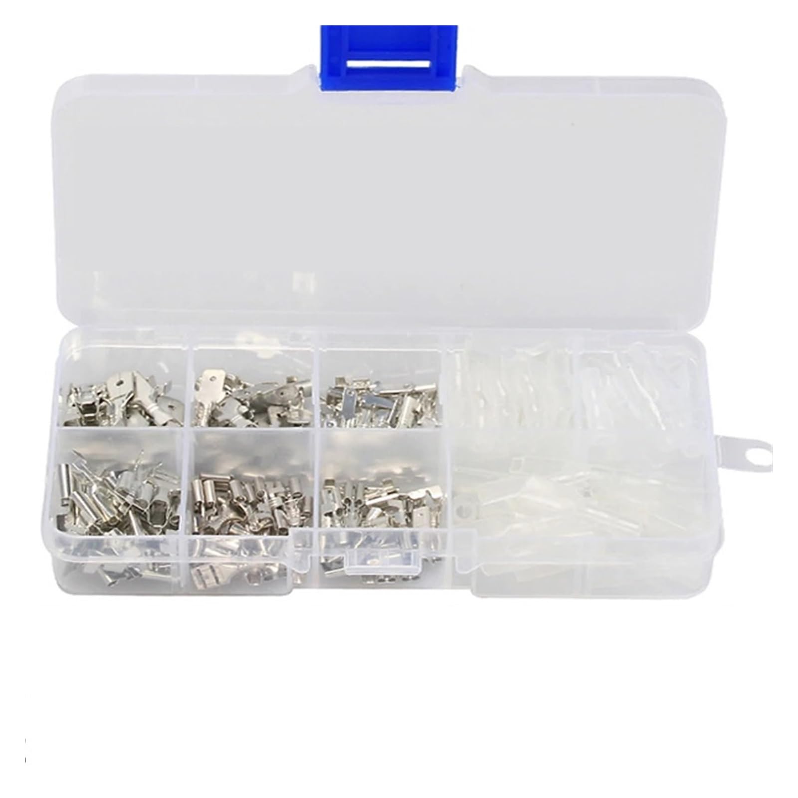 BKGWCSOR 180Pcs Insulated Male Female Wire Connector 2.8/4.8/6.3mm Electrical Wire Crimp Terminals Spade Connectors Assorted Kit