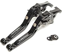 Vista 15 de para Yamaha para Xmax 300 para Techmax para X-MAX 125 300 2020 2022 Manetas de freno de embrague con bloqueo de estacionamiento (color negro y azul)