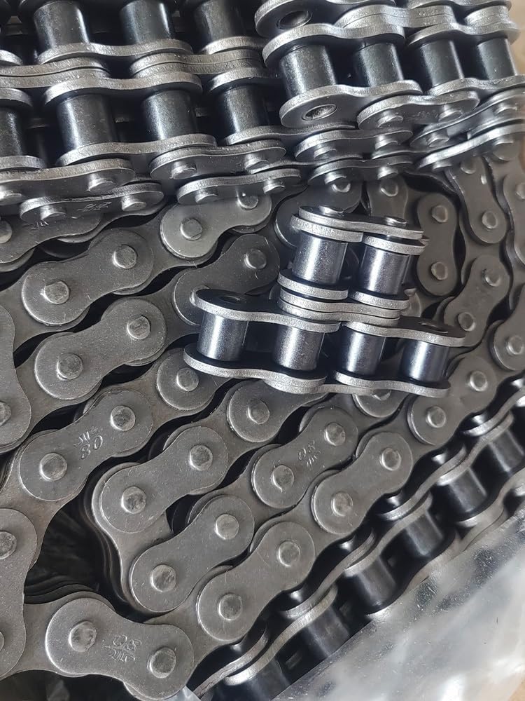 Generic Industrial Chain 08B 10A 12A 16A 20A 24A 28A Transmission Accessories, Single and Double Row Chains MINGPING (Size : 06B-1-160L-1.5m), EOEGRACBK-06B-1-160L-1.5M