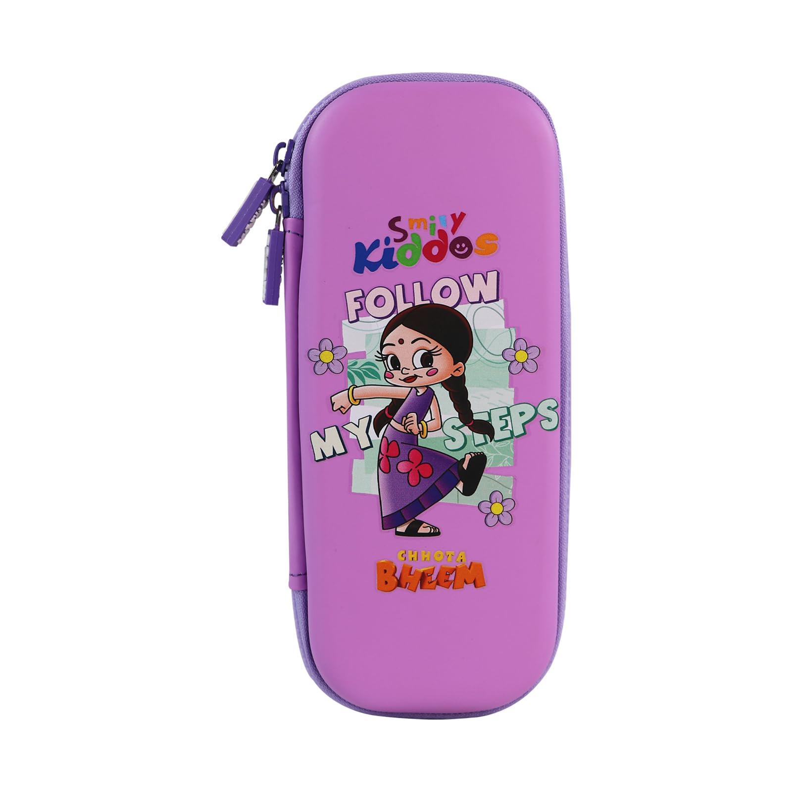 Smily Kiddos - Licensed Chhota Bheem - Stylish & Spacious Hardtop EVA Pencil Case - Single Compartment Organizer for School Supplies - Ideal for Kids, Girls & Women - Chutki Follow My Steps - Purple (B0D5HL5YKD) Amazon Price History, Amazon Price Tracker